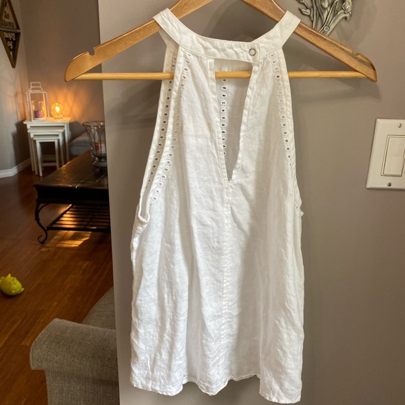 Anthropologie Cloth & Stone linen sleeveless top - Picture 3 of 4